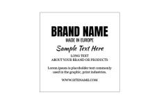 Genuine leather labels Model EP-M37