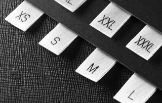 Clothing size labels