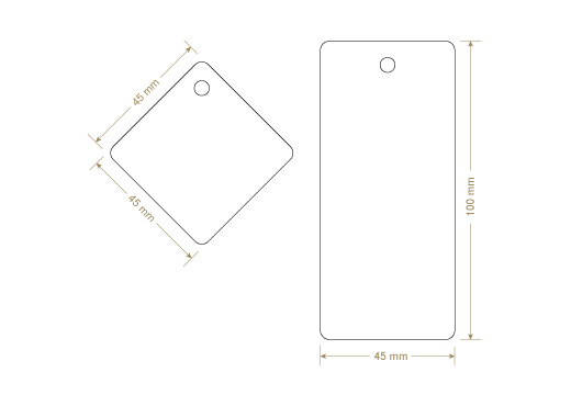 Hang tag Model HT-M92