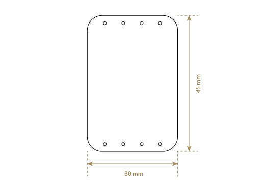 PU leather label Model EP-M106