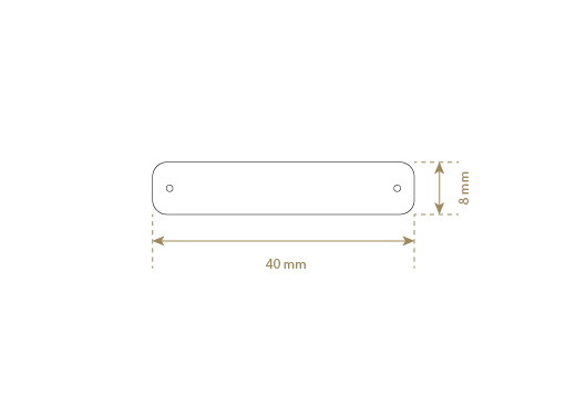 Faux leather label Model EP-M107
