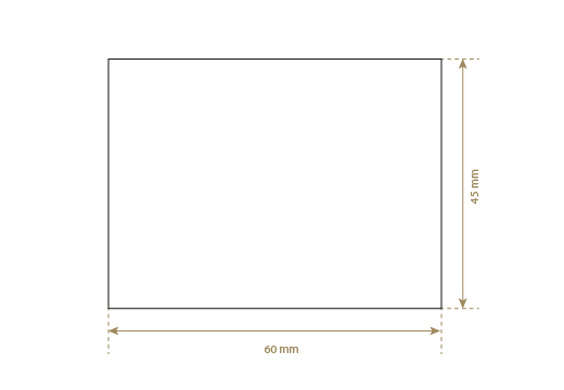 Artificial leather label Model EP-M148