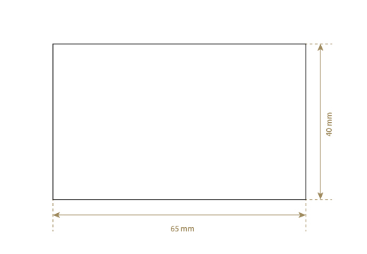 Faux leather label Model EP-M168