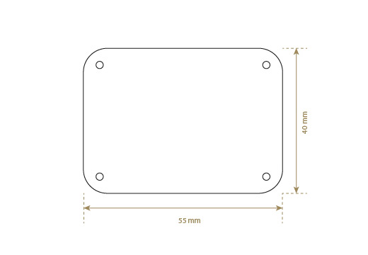 Genuine leather label Model EP-M23