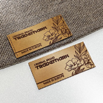 Genuine leather labels - EP-M3