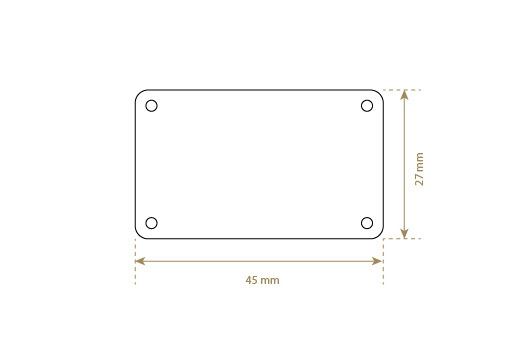 Genuine leather label Model EP-M32