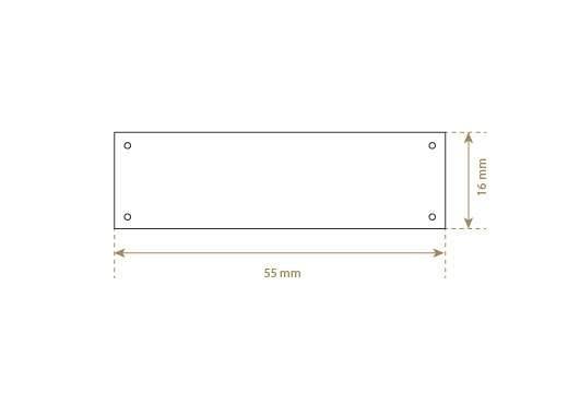 Genuine leather label Model EP-M34