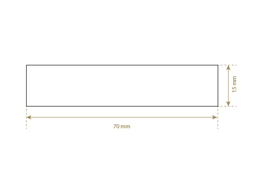 Genuine leather label Model EP-M46