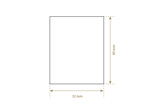 Genuine leather label Model EP-M47