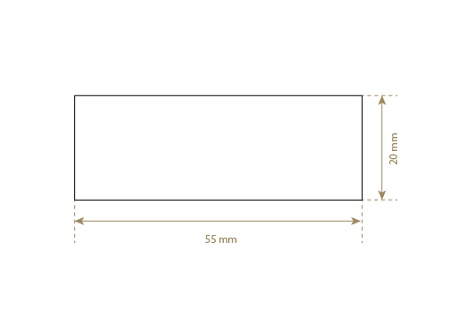 Genuine leather label Model EP-M56