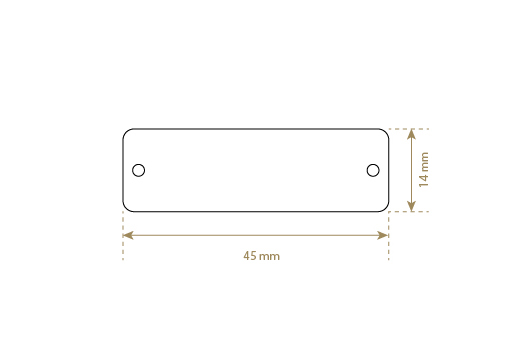 Genuine leather label Model EP-M62