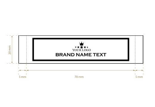 Woven label Strong Style Model WL-M4