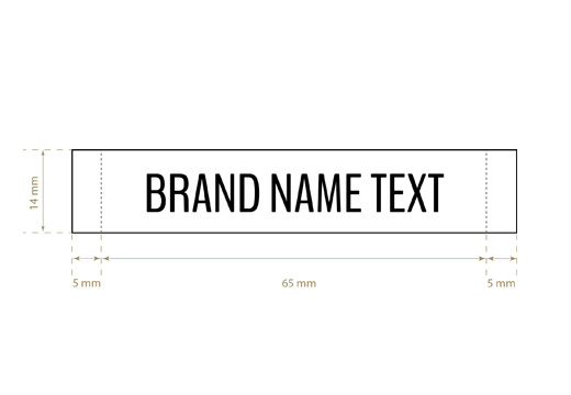 Woven label Standard Style Model WL-M5