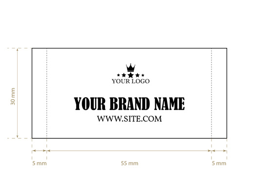 Woven label Rich Style Model WL-M84