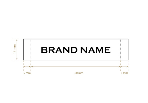 Woven labels Model WL-M86