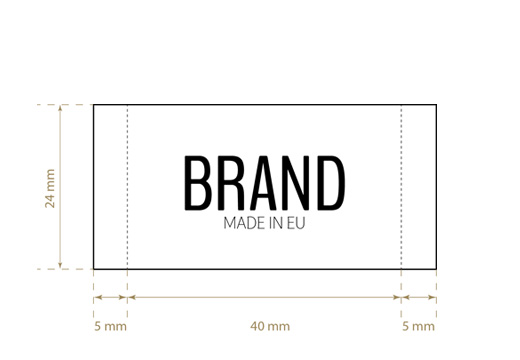 Woven label Remarkable Style Model WL-M95